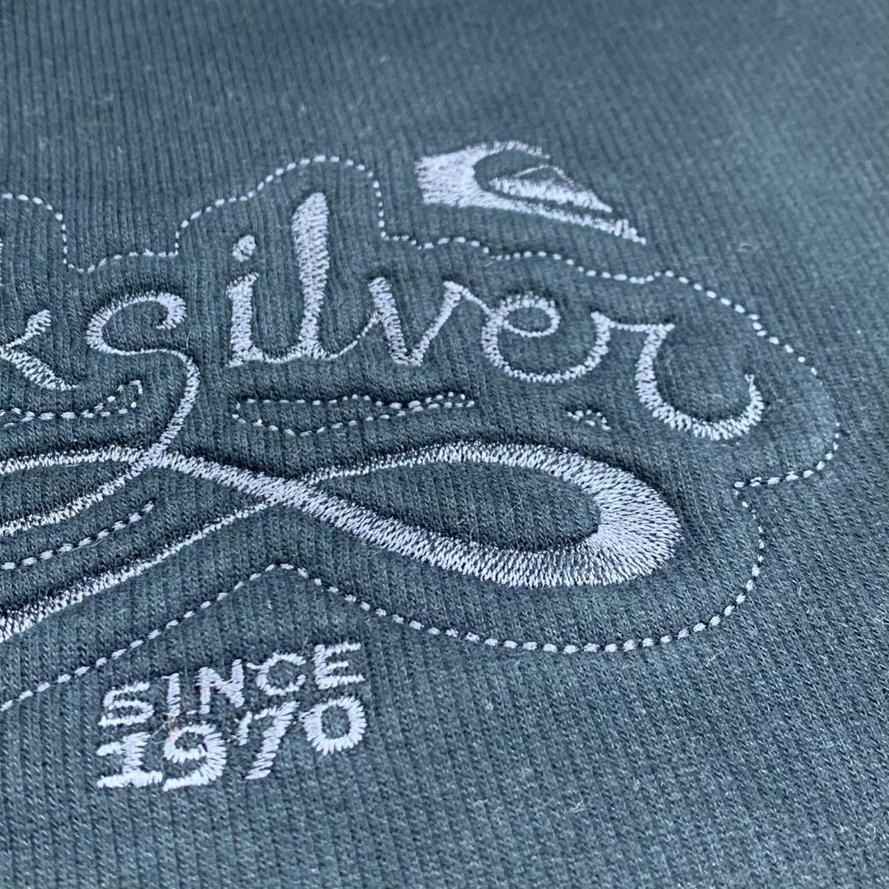 Quiksilver 90s black graphic knit jumper