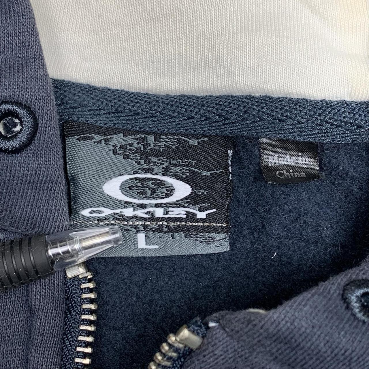 Oakley Software 00s graphic navy zip hoodie