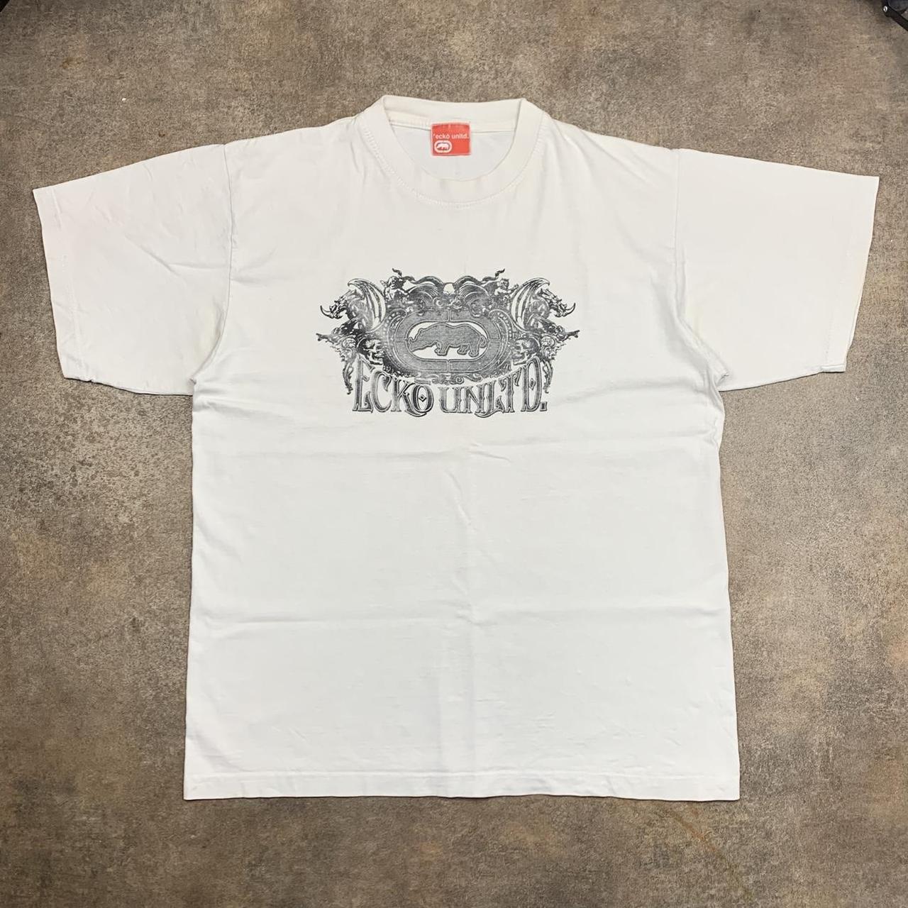 Ecko Unltd. 00s white boxy graphic tee
