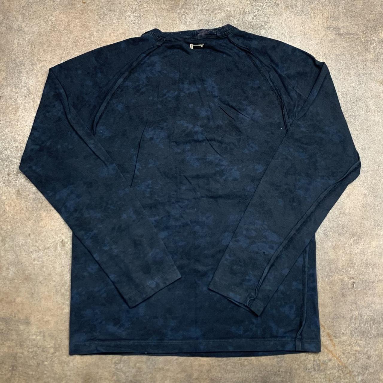 Guess NYC 00s grunge navy graphic long sleeve tee
