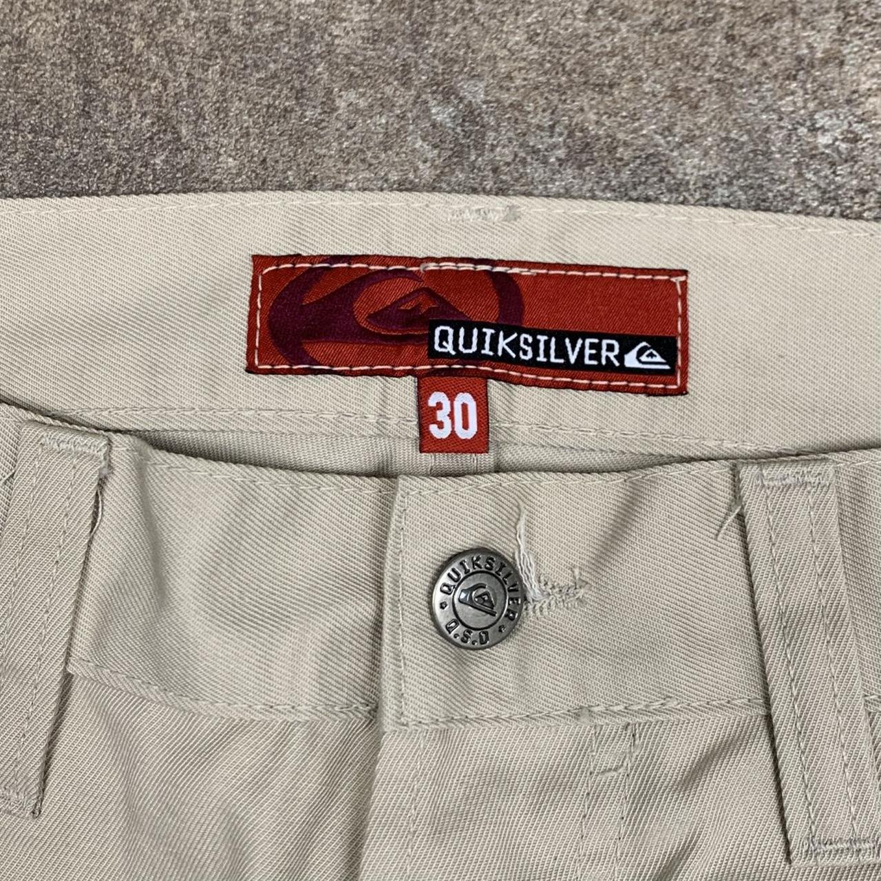 Quiksilver 90s cream baggy denim jeans