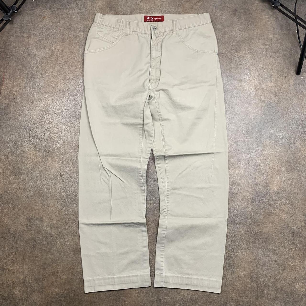Oakley Software 00s cream beige baggy jeans