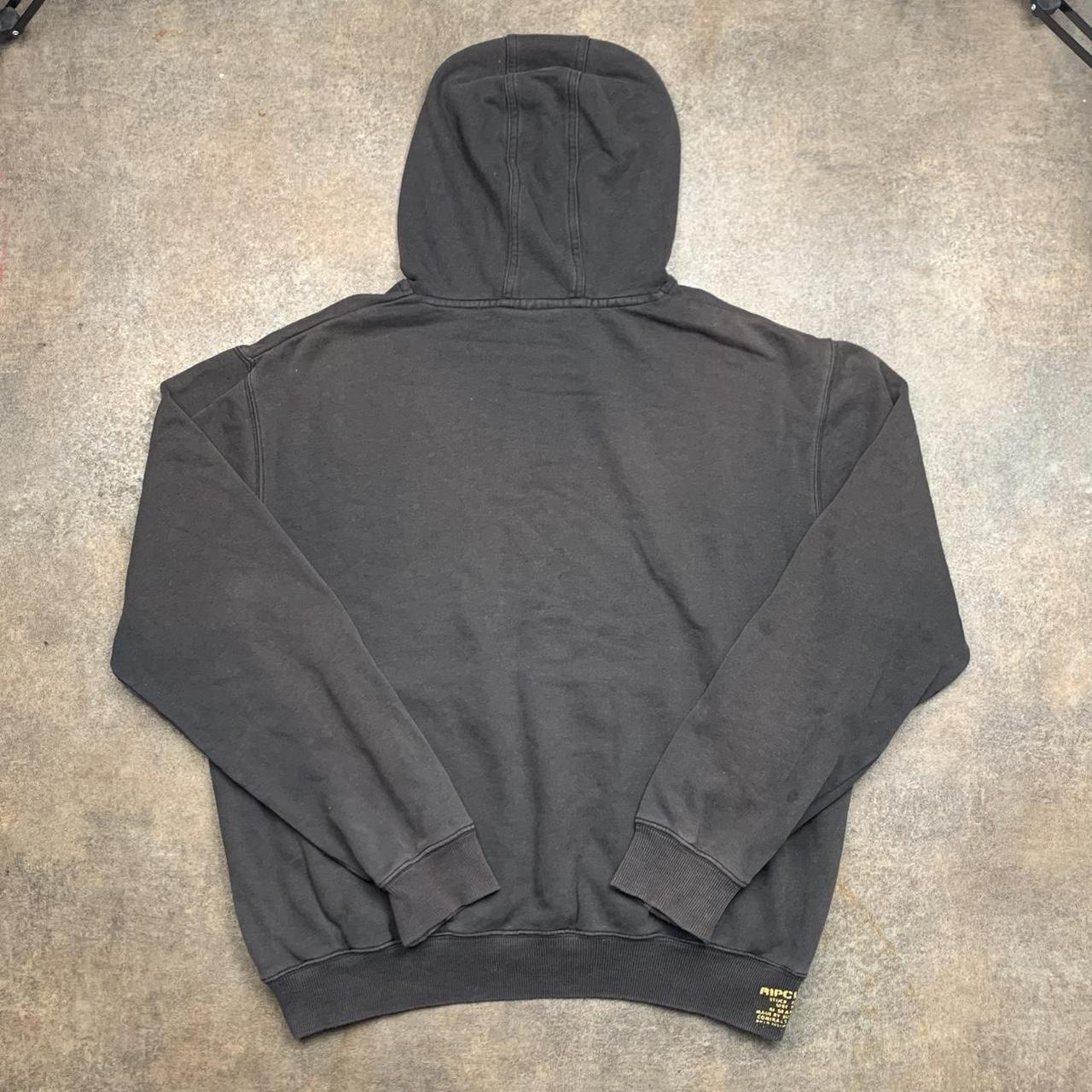 Rip Curl 00s graphic brown baggy hoodie