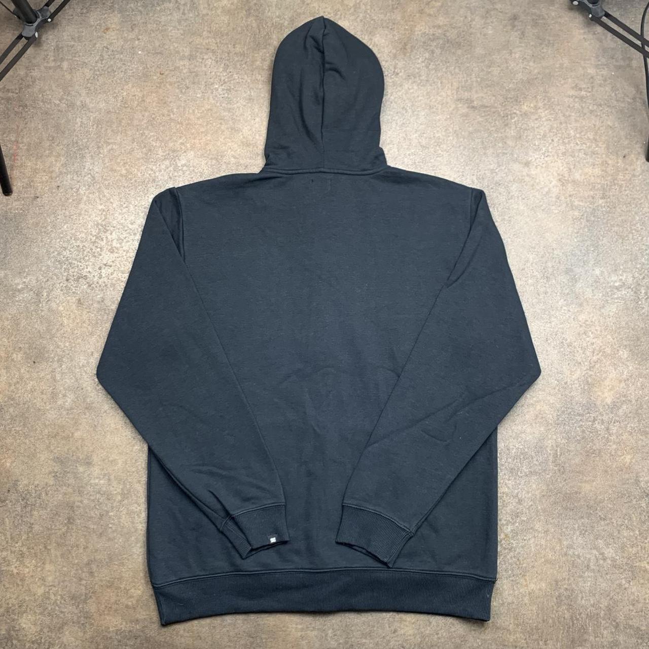 DC Shoes 00s graphic black boxy zip hoodie