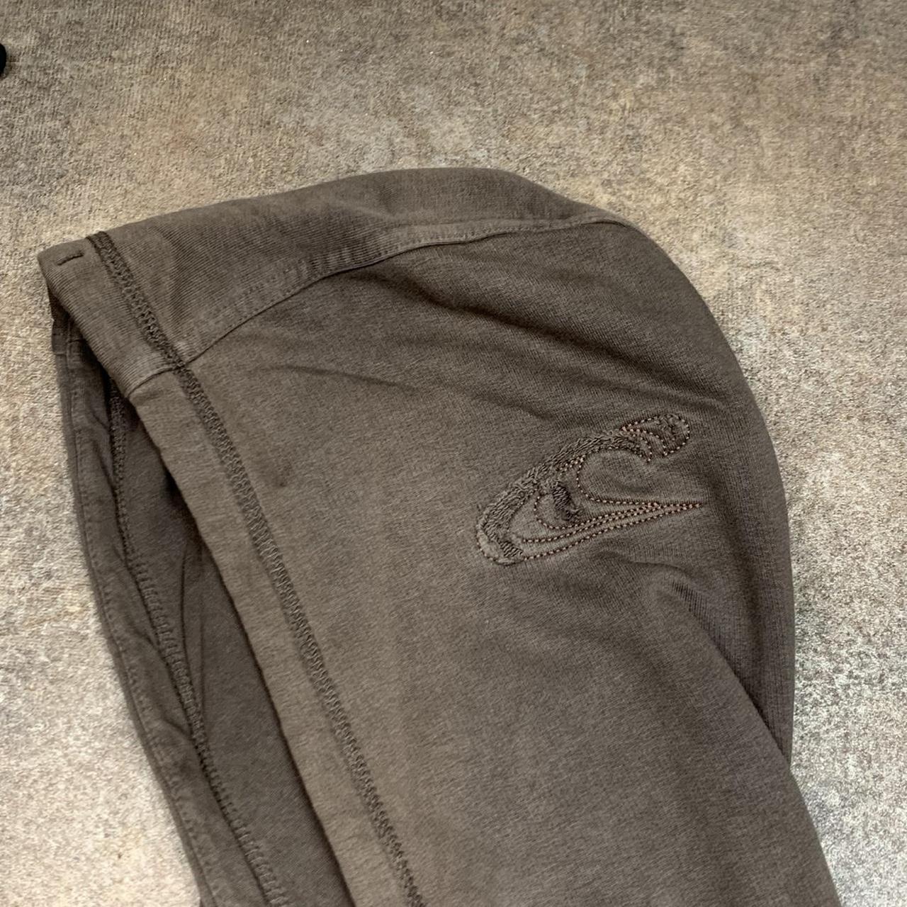 O'Neill 00s brown graphic boxy zip hoodie