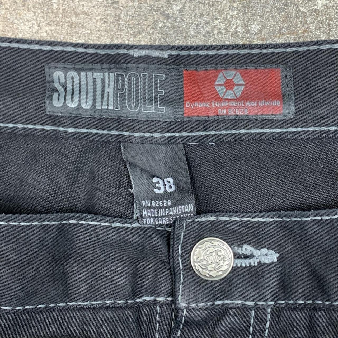 Southpole 00s red tab carpenter black denim jeans