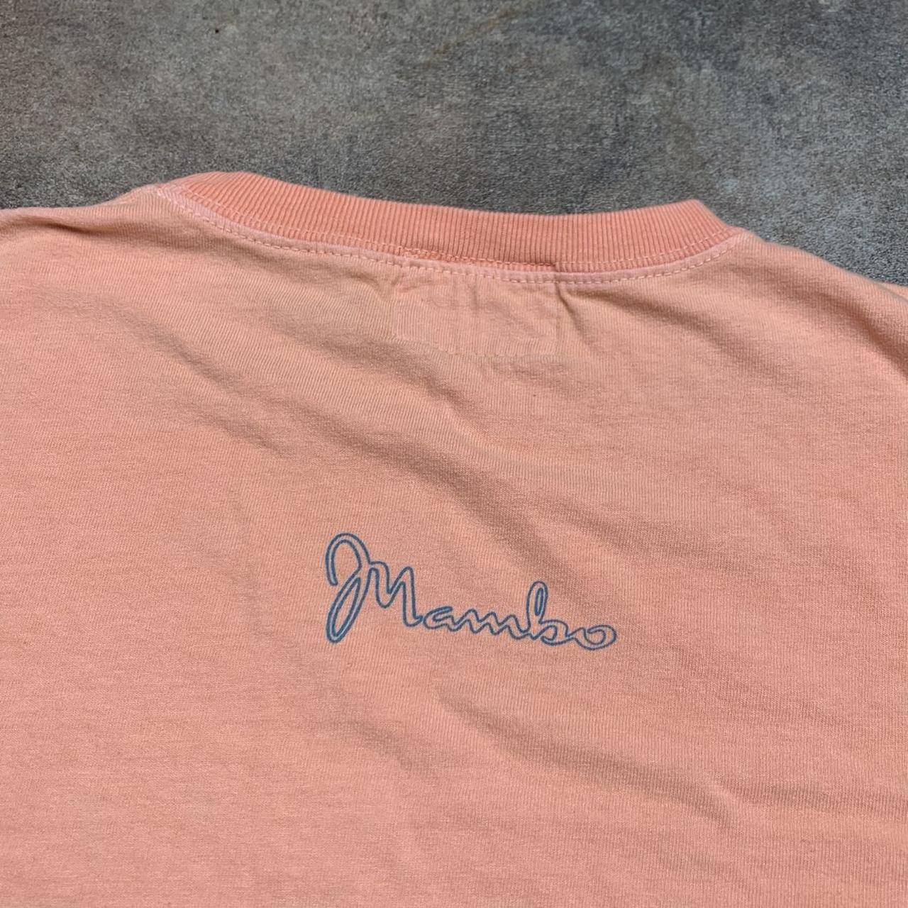 Mambo 1990 pink salmon graphic tee