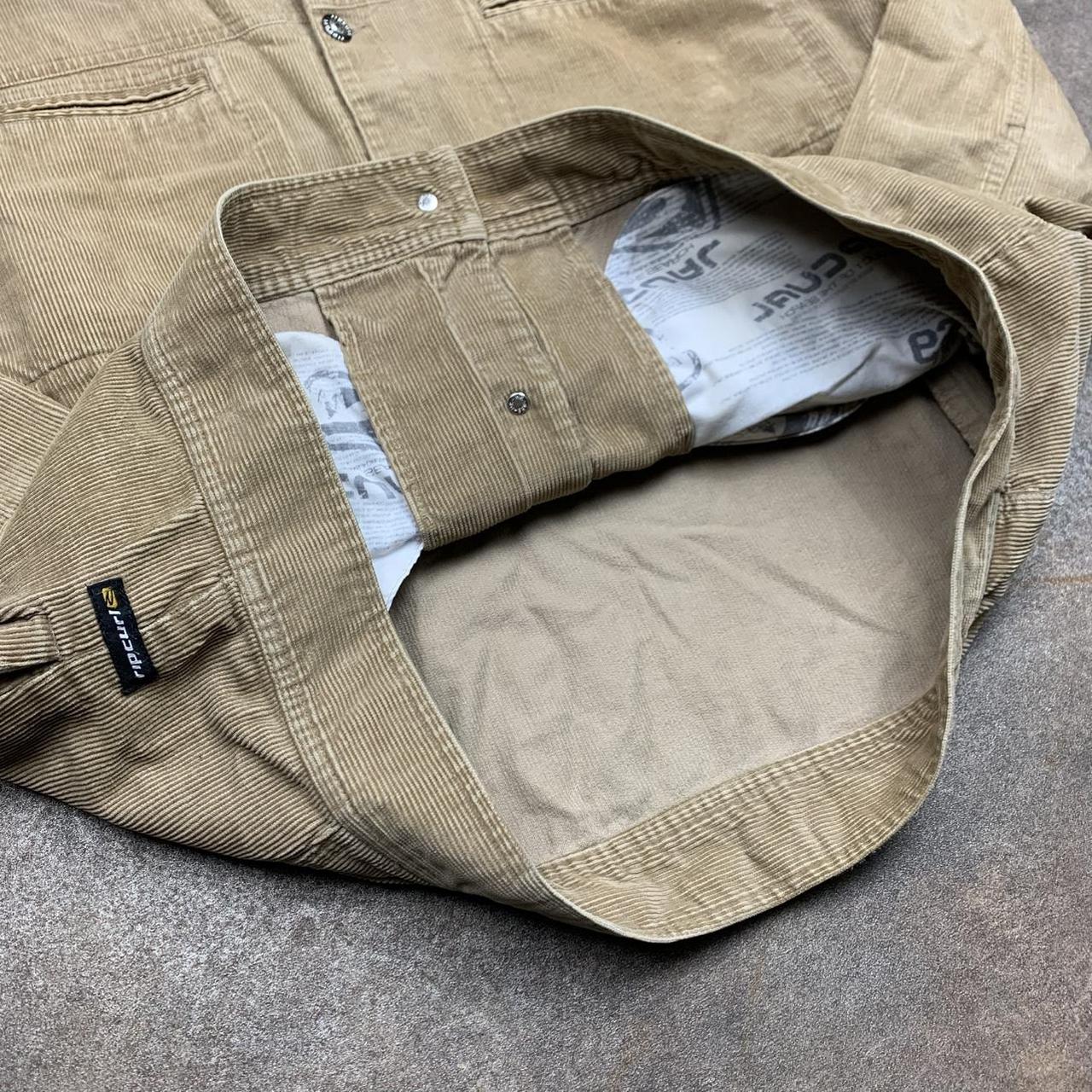 Rip Curl 90s corduroy tan shirt jacket