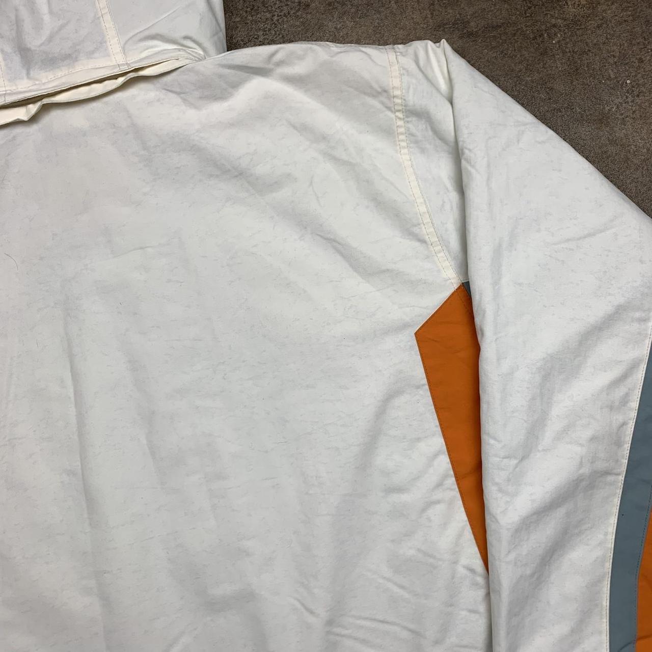 Billabong 90s white orange utilised ski jacket