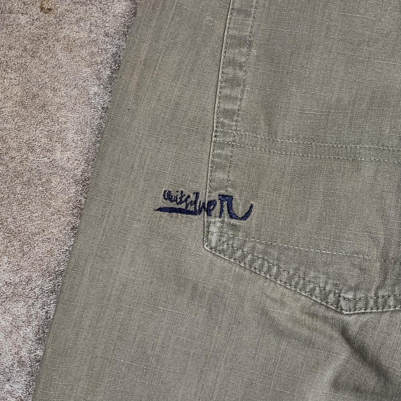 Quiksilver 00s khaki-brown baggy denim jeans