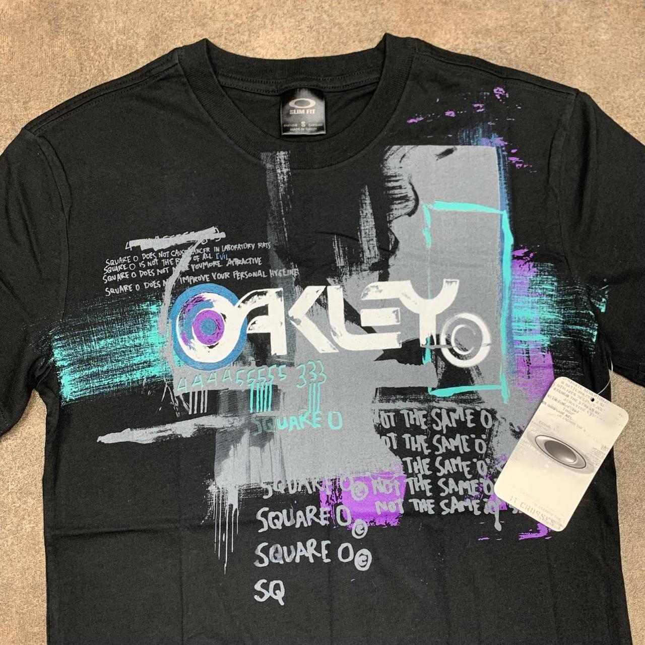 Oakley 00s black graphic slim fit tee
