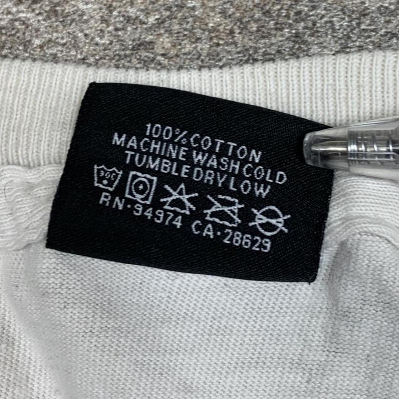 Stüssy white black graphic tee