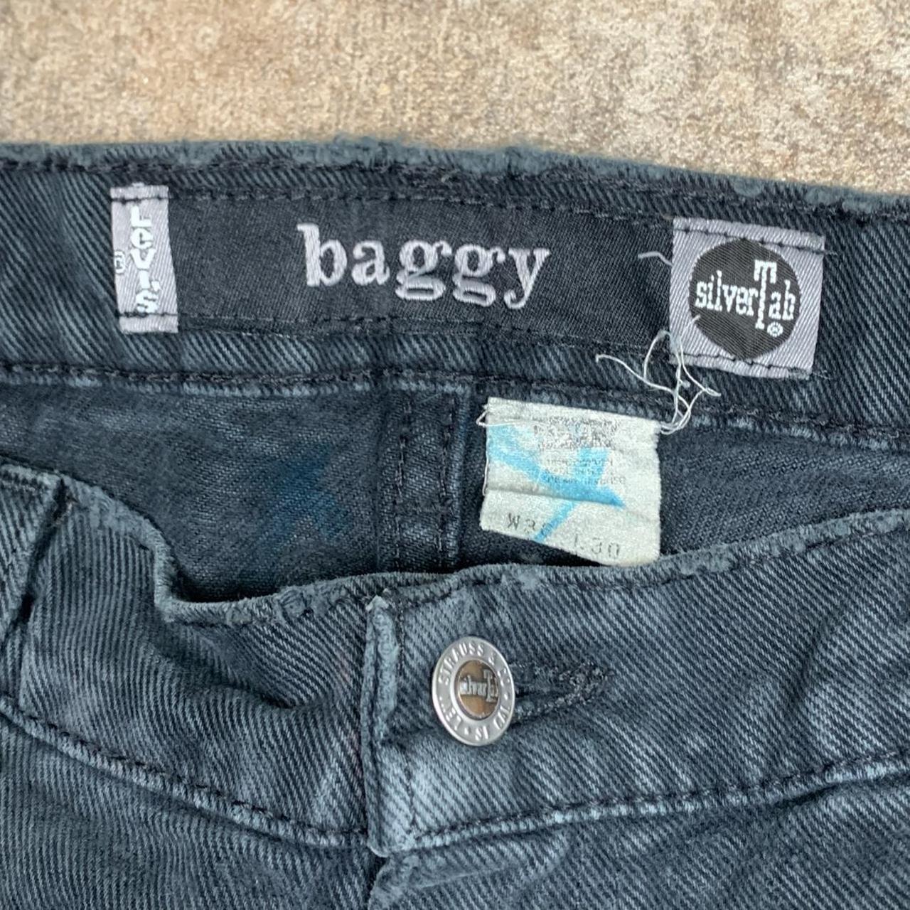 Levi’s Silvertab 90s baggy black denim jeans