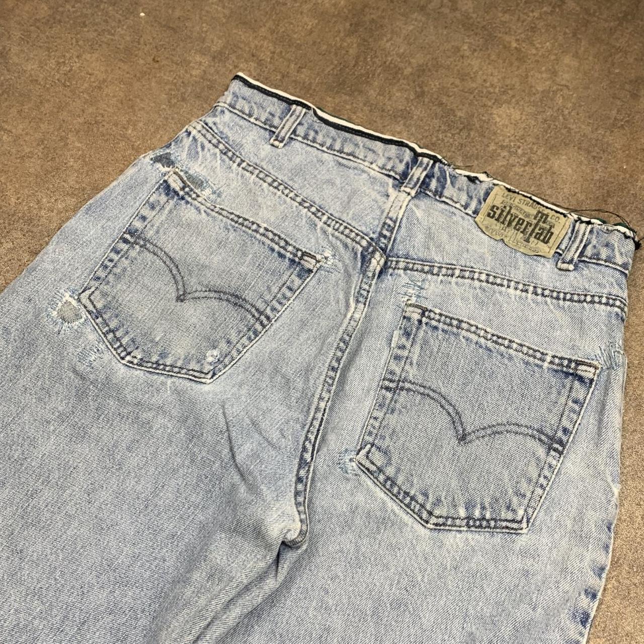 Levi’s Silvertab 00s pale blue baggy denim jeans