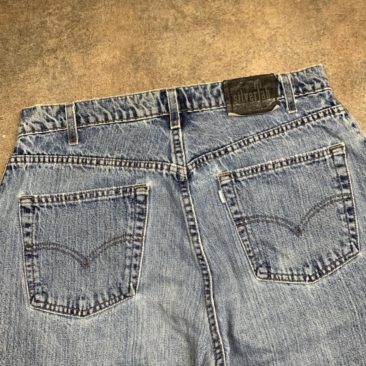 Levi’s Silvertab 90s baggy blue faded denim jeans