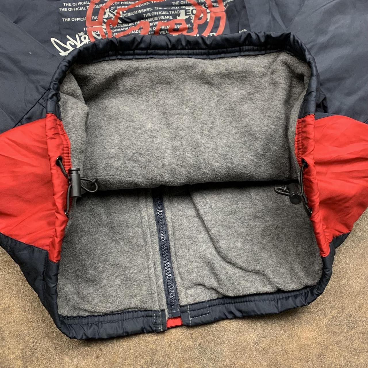 Ecko Unltd. 00s black red graphic lined jacket