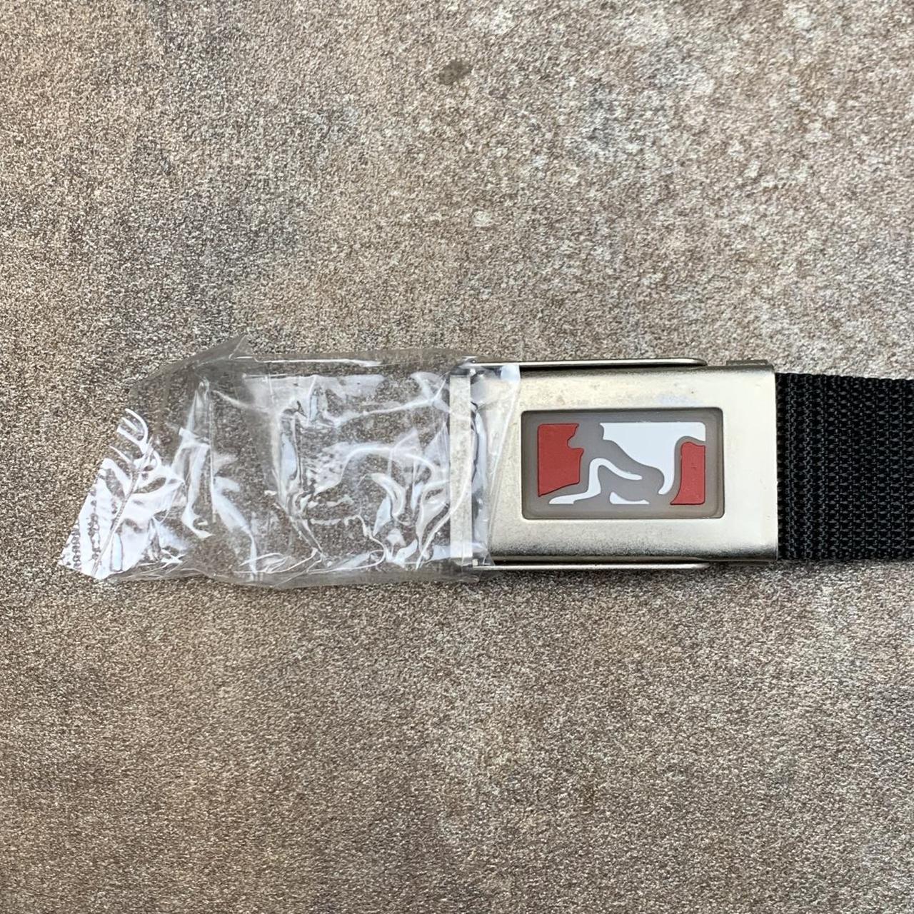 Drunknmunky 00s black webbed buckle belt