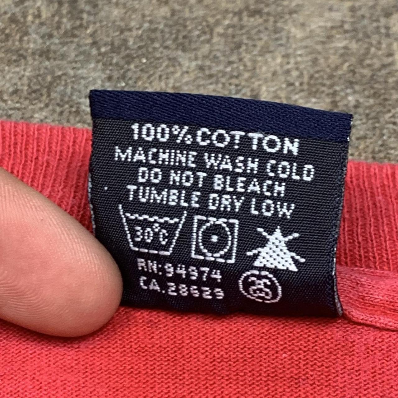 Stüssy 00s red boxy graphic tee
