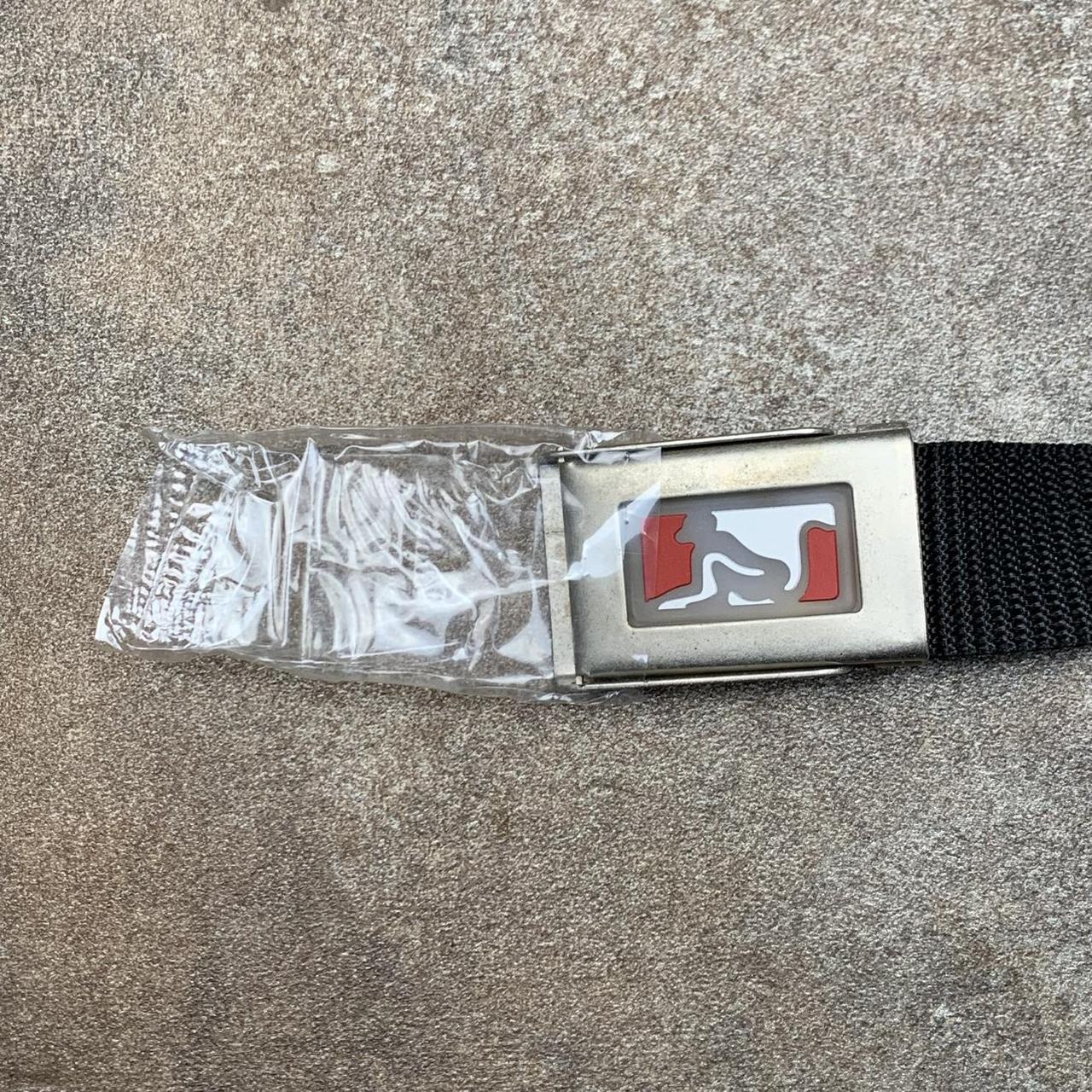 Drunknmunky 00s black webbed buckle belt