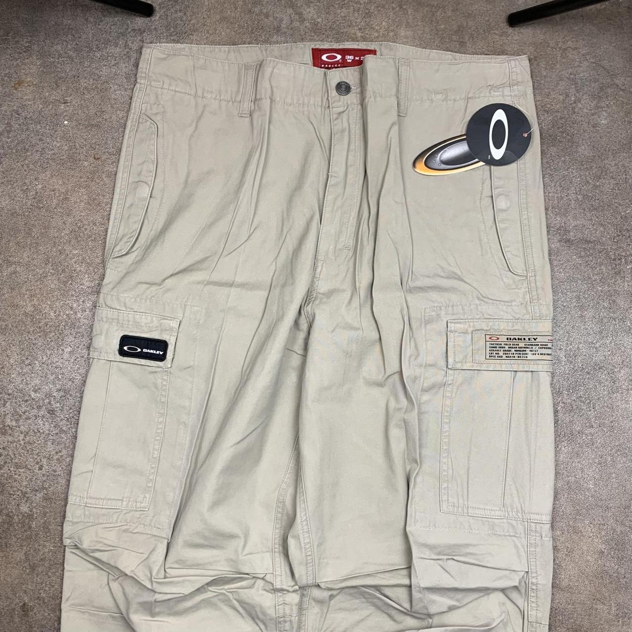 Oakley Software 00s cream graphic cargo trousers