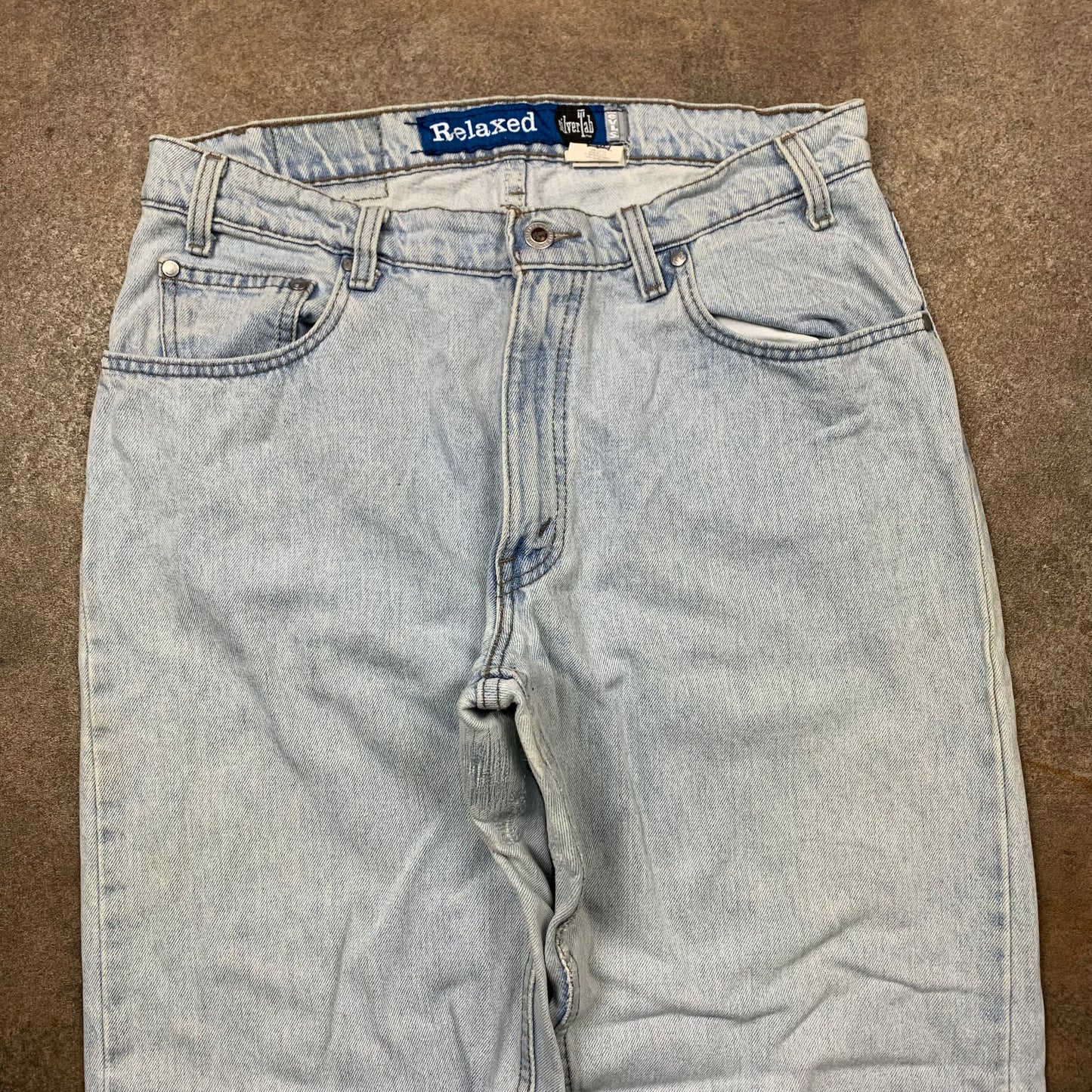 Levi's Silvertab 00s pale baggy jeans (33")