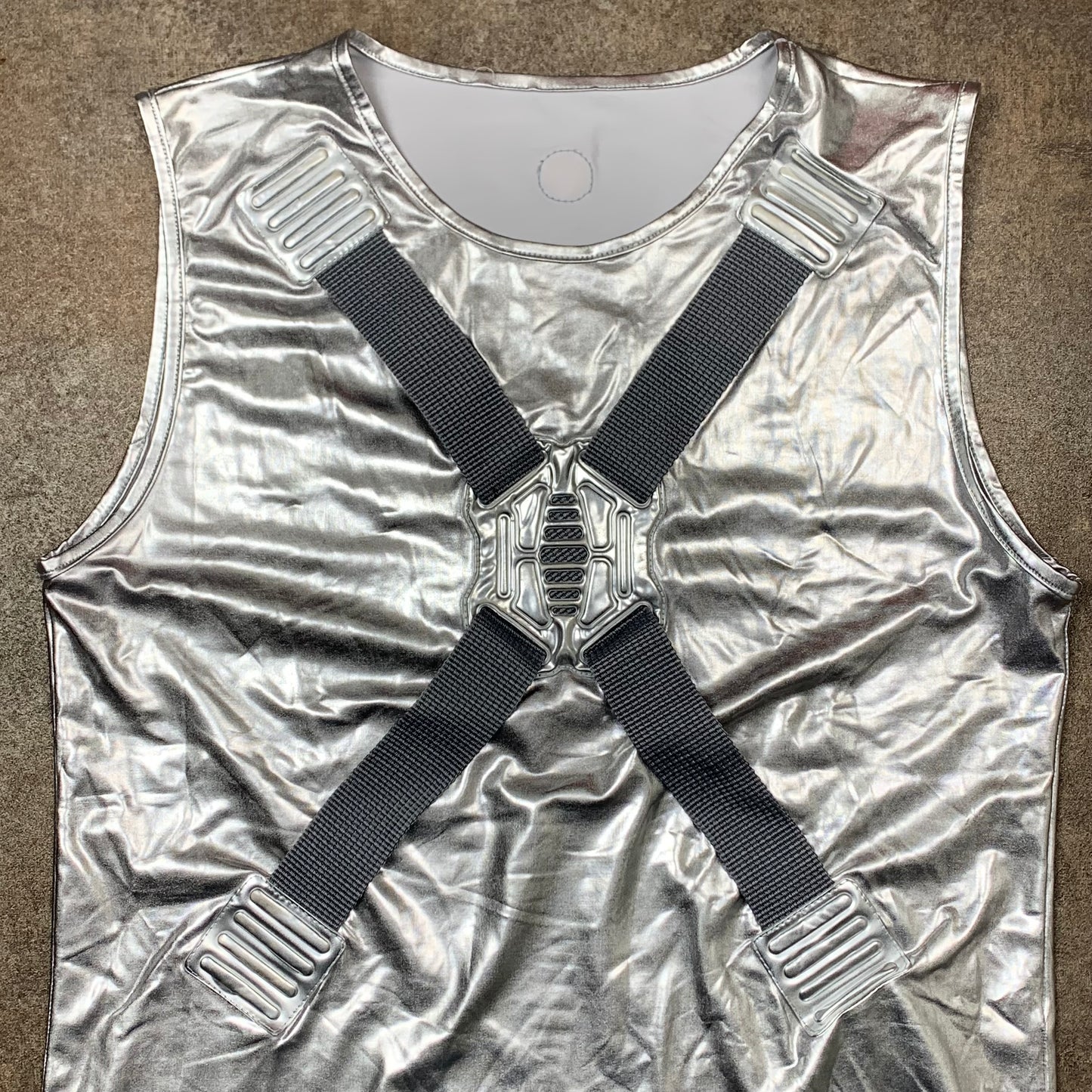 Cyberdog 00s Armor shiny silver vest (L)