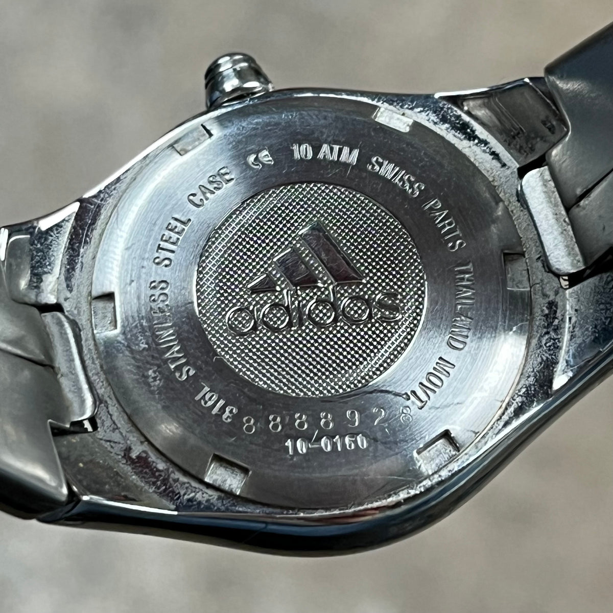 Adidas 00s metal watch