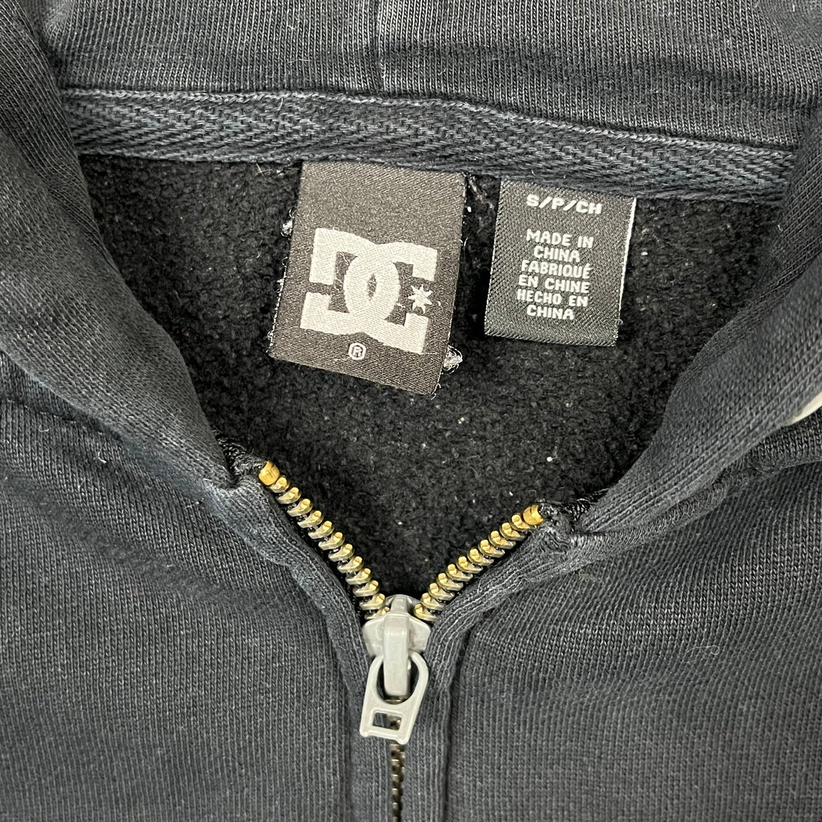 DC Shoes 00s graphic zip hoodie (S)