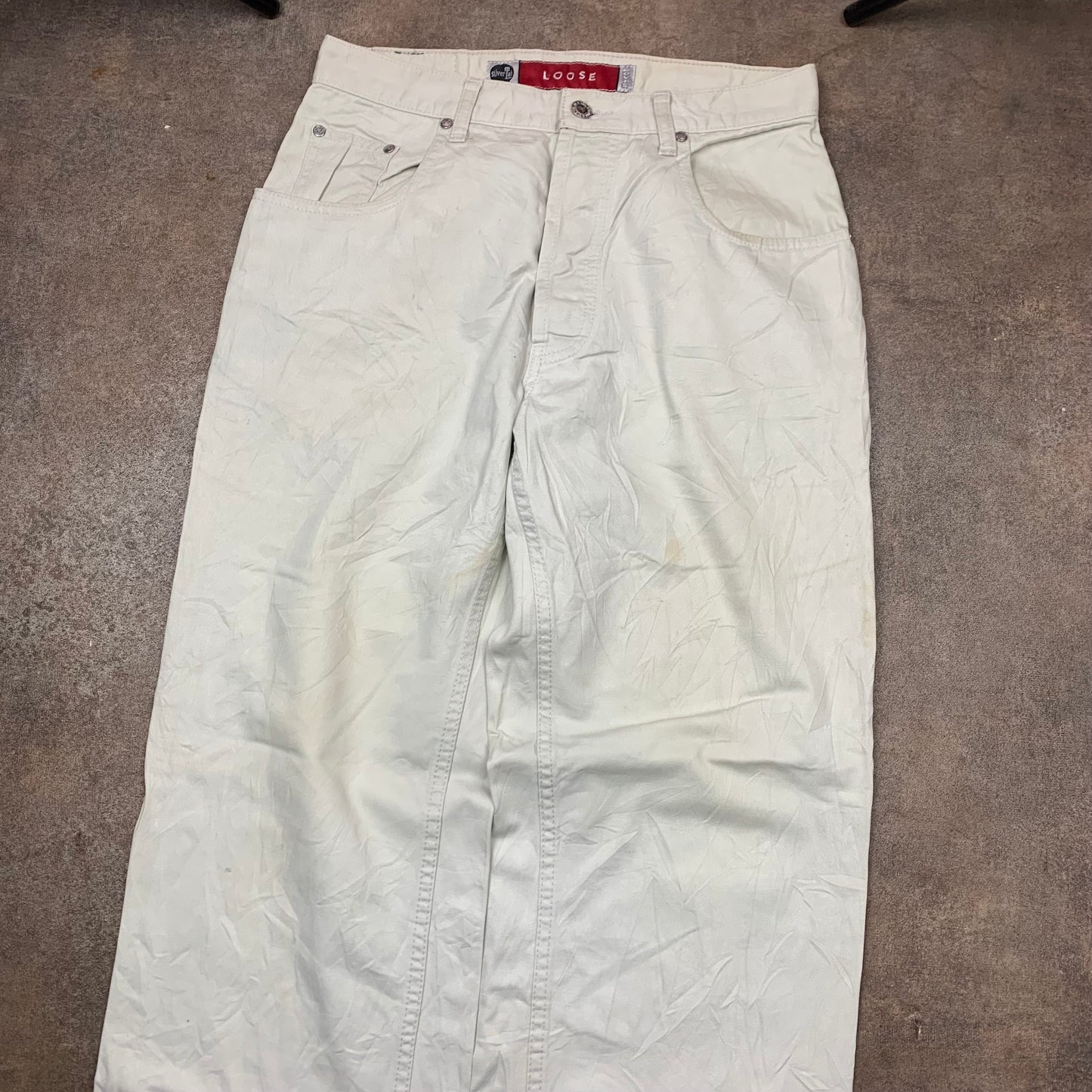 Levi's Silvertab 00s baggy cream jeans