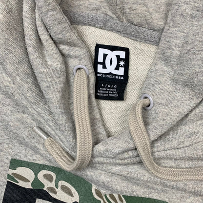 DC Shoes grey camo graphic hoodie