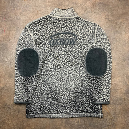 Oxbow 90s shoulder zip graphic knit (XL)