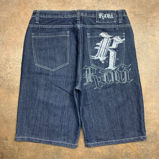 Karl Kani 00s baggy graphic jorts
