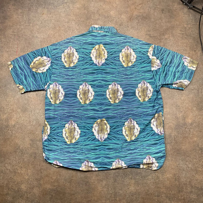 Oxbow 1993 graphic Hawaiian shirt (L)