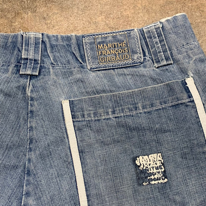 Marithé + François Girbaud 00s baggy jorts (36")