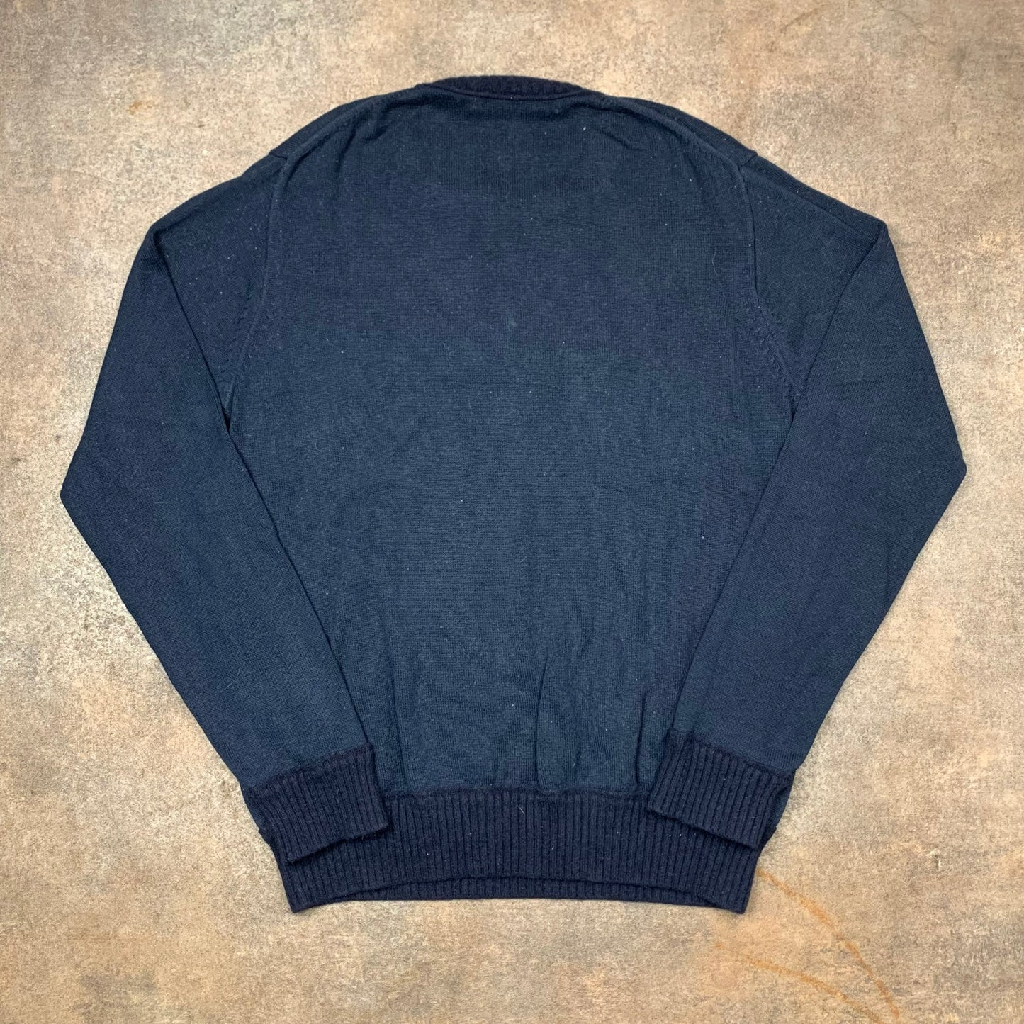 FCUK 00s Union Jack graphic knit jumper (M)