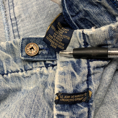 Marithé + François Girbaud 00s baggy graphic blue jeans