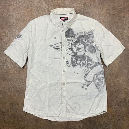 O'Neill 00s grunge graphic shirt (L)