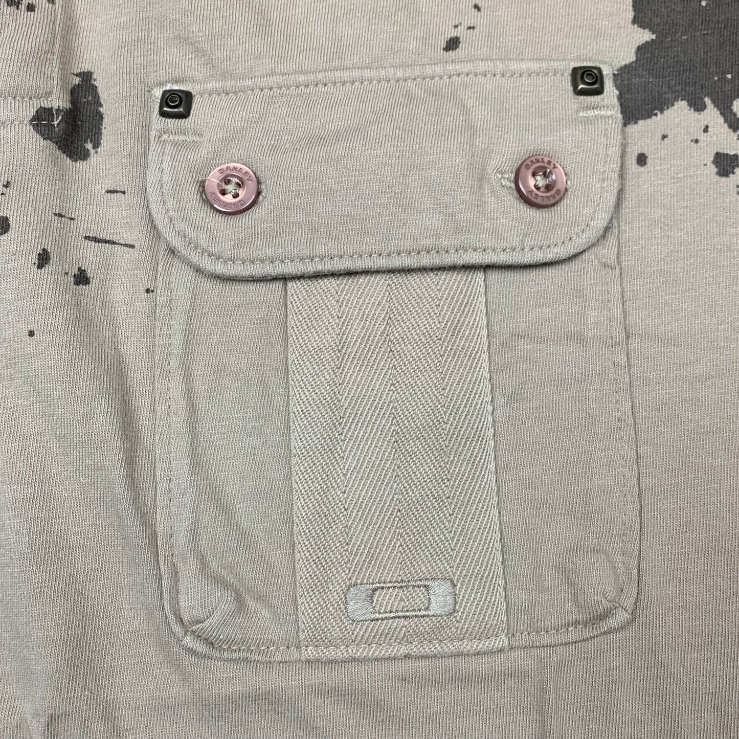 Oakley 00s deadstock graphic polo (XL)