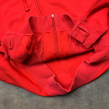 Oakley 00s red graphic zip hoodie (M)