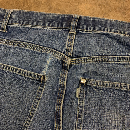 Levi's Silvertab 00s baggy carpenter blue jeans