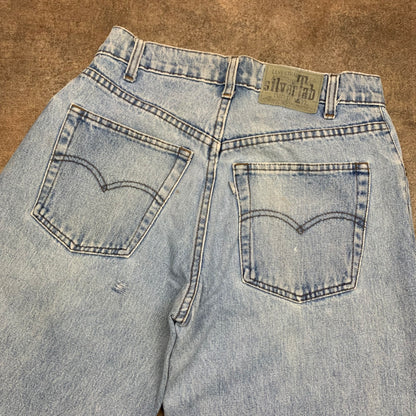 Levi's Silvertab 00s baggy pale blue jeans