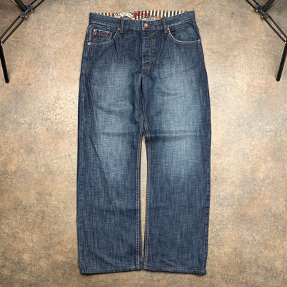 Billabong 00s baggy navy denim jeans