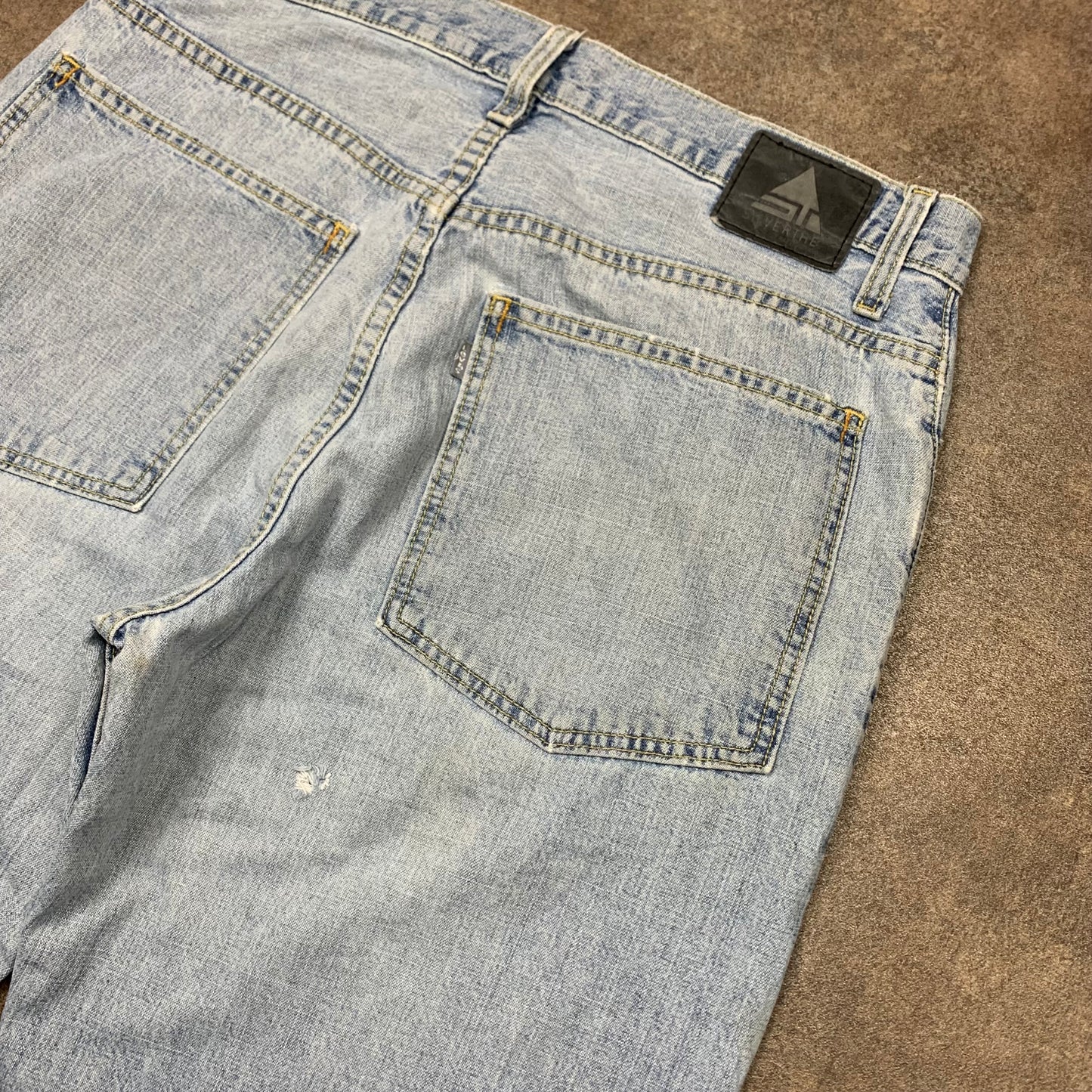 Levi's Silvertab 00s baggy pale blue jeans (33")