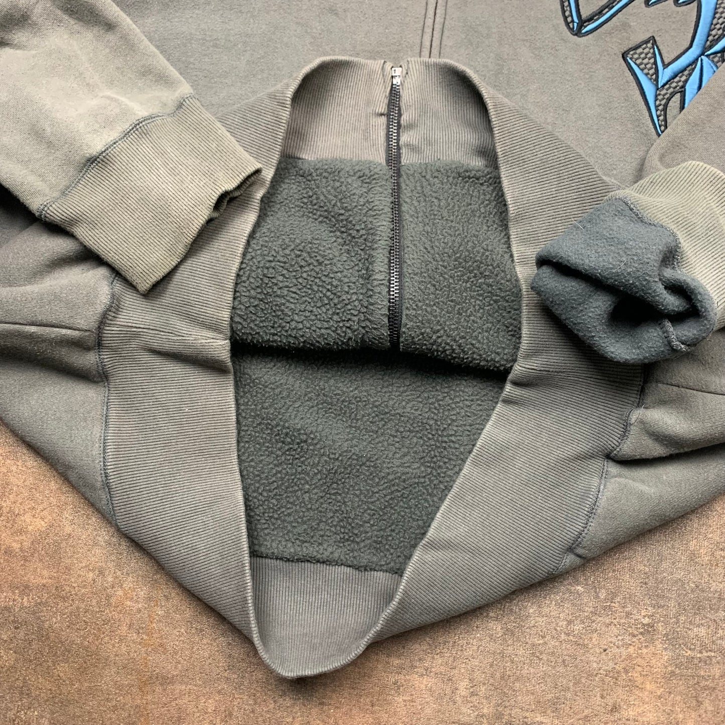 Fox Racing 00s grunge graphic hoodie (XXL)