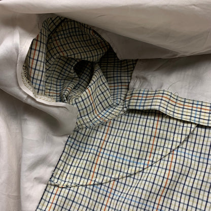 Yves Saint Laurent 90s plaid zip jacket (L)