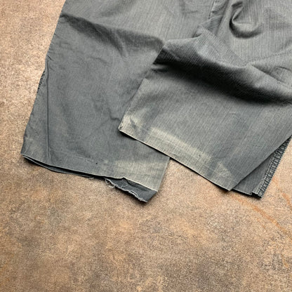 Lambretta 90s grey baggy cargo 3/4 jeans