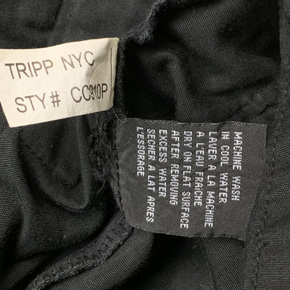 Tripp NYC 90s black pinstripe maxi skirt (M)