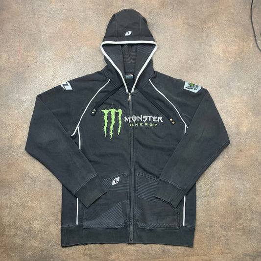 One Industries x Monster Energy 00s graphic hoodie (L)