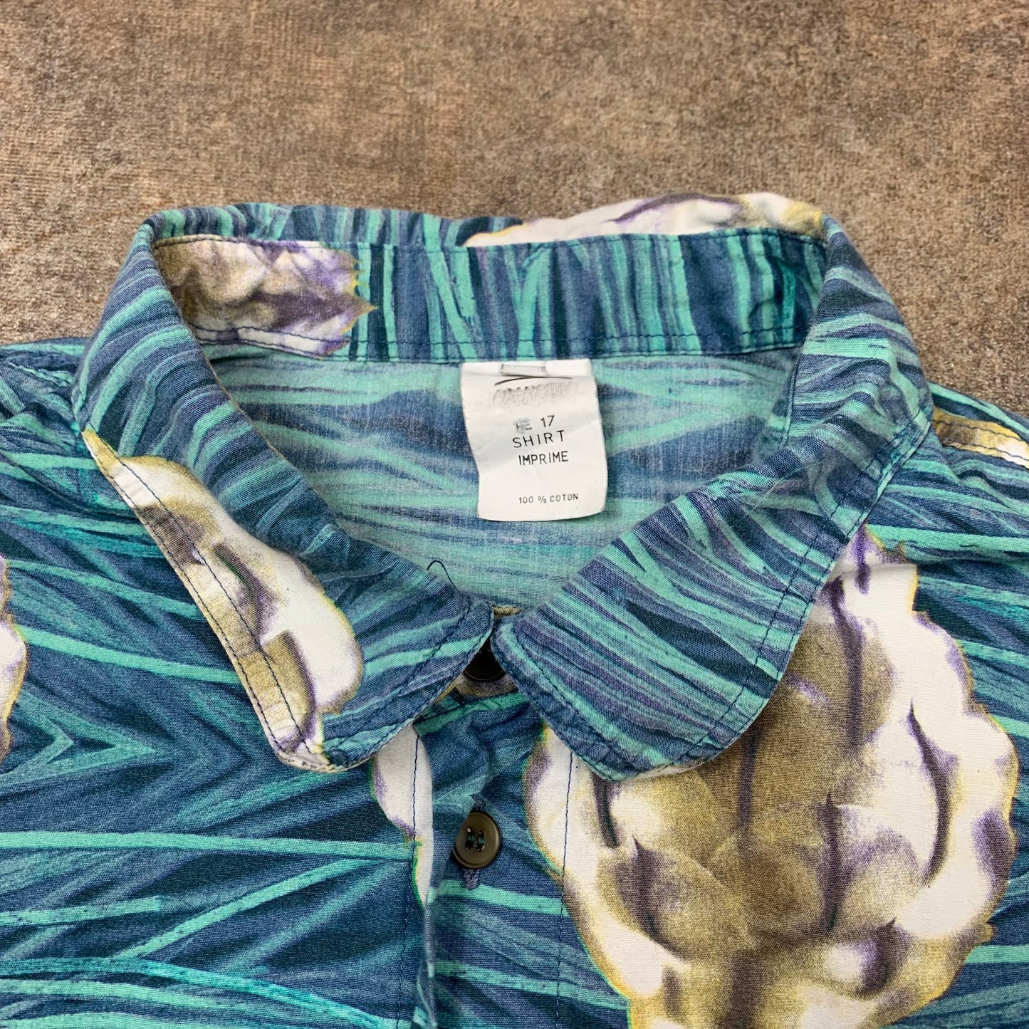 Oxbow 1993 graphic Hawaiian shirt (L)