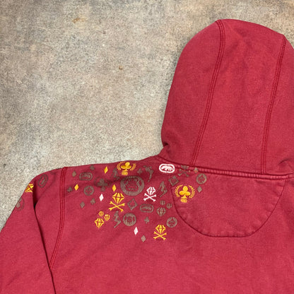 Ecko Unltd. 00s embroidered graphic hoodie (L)
